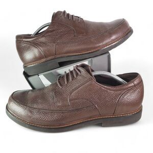 Apex Lexington Moc Toe Dress Oxfords Brown Leather LT910M Men's 12 XW